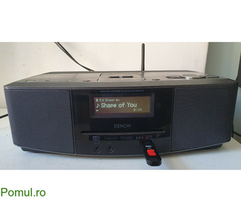 Denon S 52 radio CD dock USB ceas alarma boxe muzica