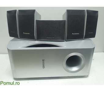 Panasonic boxe si subwoofer pasiv sistem 5.1 sateliti muzica filme